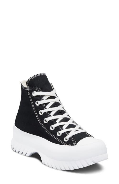 Converse Chuck Taylor® All Star® Lugged High Top Sneaker in Black/Egret/White