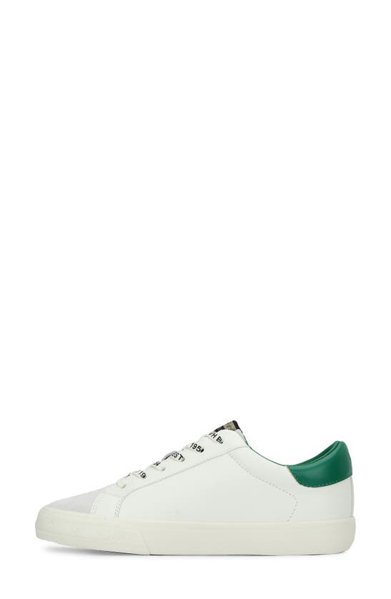 Shop Vintage Havana Starter Sneaker In White/ Grey/ Green