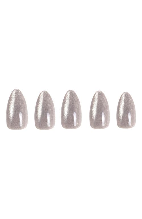 Glamnetic Oslo Night Short Almond Press-on Nails Set $15 Value In Oslo