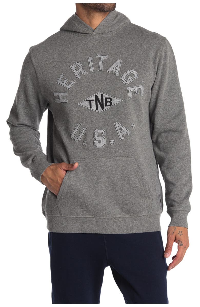 THE NORMAL BRAND Terry Knit Hoodie, Main, color, GREY