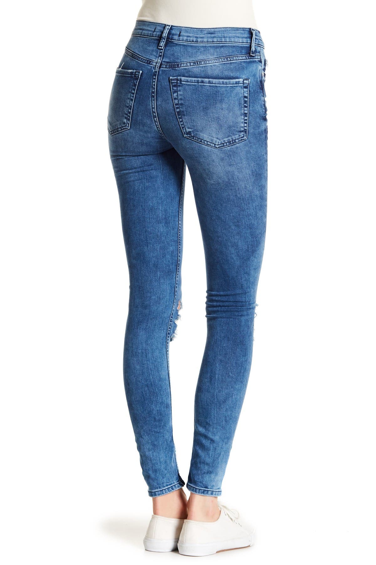 free people busted knee jeans