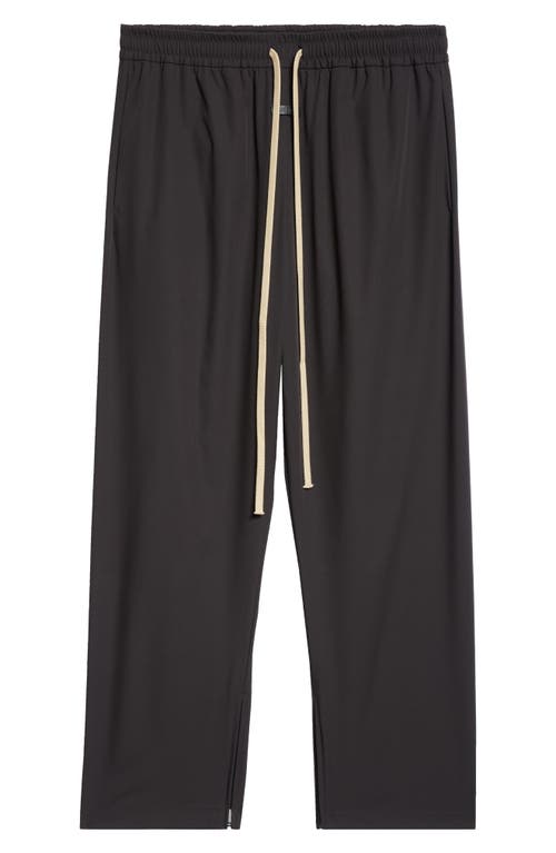 Fear Of God Elasticated Waist Drawstring Sweatpant With Side Pockets In Black