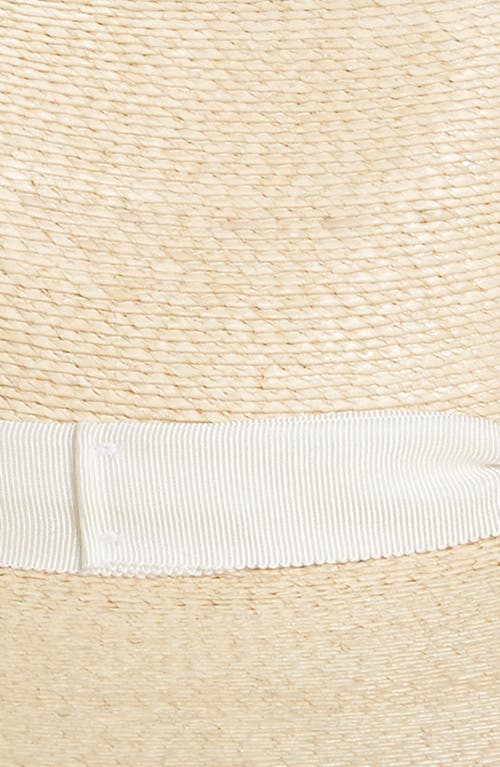 Brixton Jo Straw Rancher Hat In Natural/off White