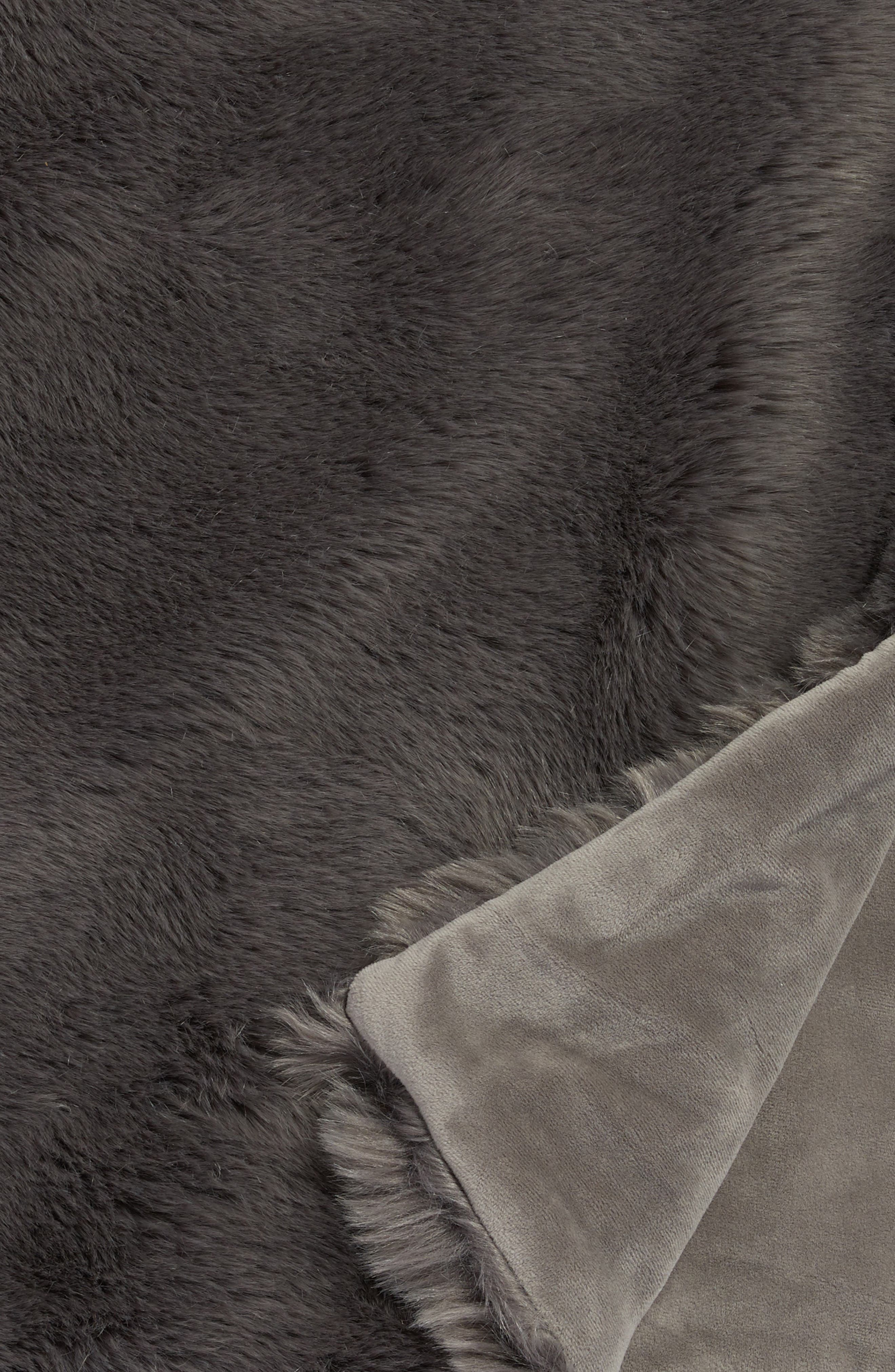 NORDSTROM AT HOME,
                            Cuddle Up Faux Fur Throw Blanket,
                            Alternate thumbnail 63, color,
                            021