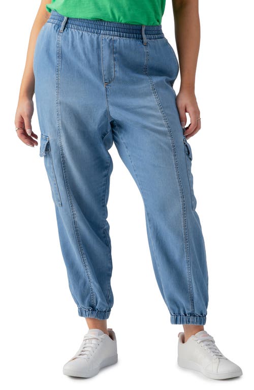 Shop Sanctuary Rebel Relaxed Denim Cargo Pants In Sun Drench