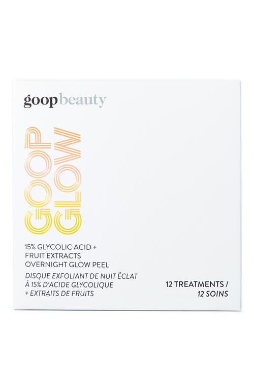 Shop Goop 15% Glycolic Acid Overnight Glow Peel Pads In No Color