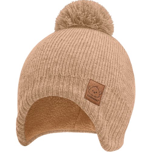 Keababies Muff Knitted Beanie In Dune