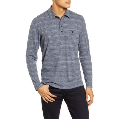 Nordstrom Shop Tech-Smart Long Sleeve Pocket Polo, Blue