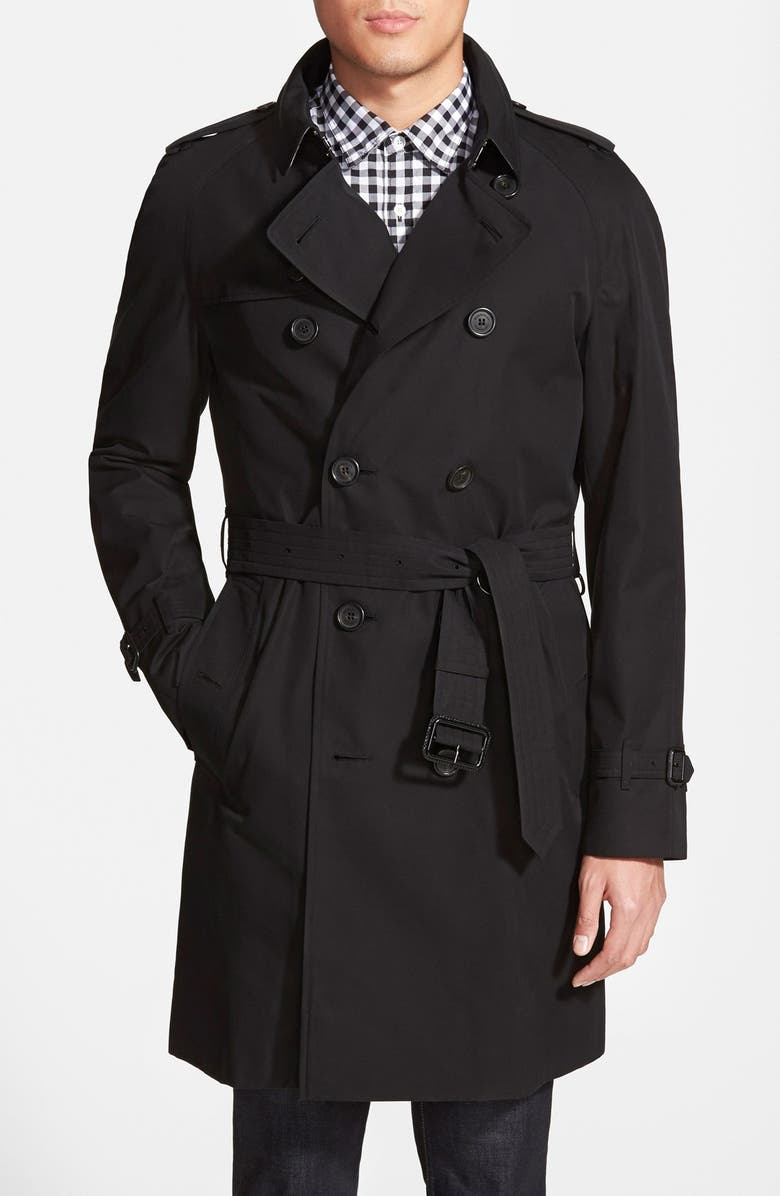 Burberry London 'Wiltshire' Trim Fit Double Breasted Trench Coat ...