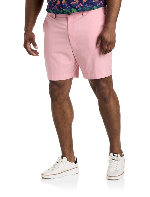 Shop Oak Hill By Dxl Chambray Shorts In Tea Rose