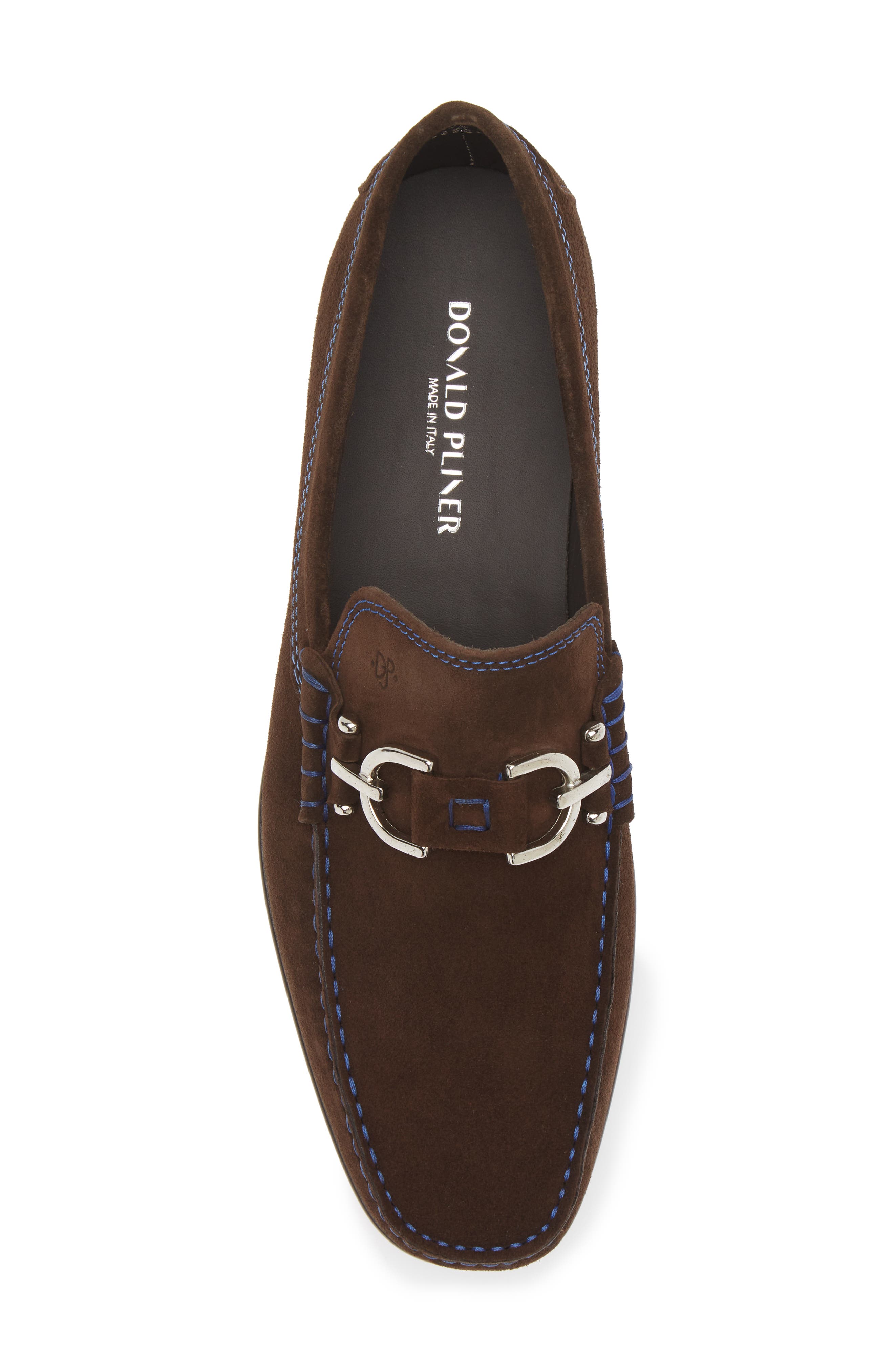 Donald pliner clearance suede loafer