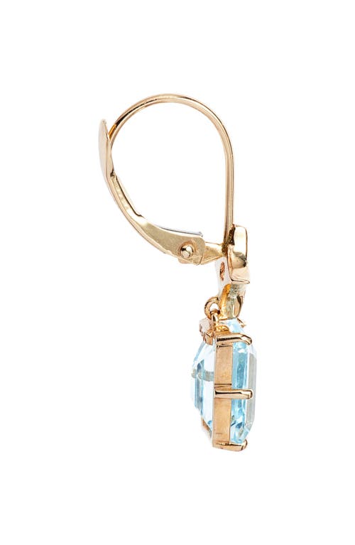Shop Anzie Aurora Drop Earrings In Blue