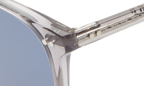 Oliver Peoples Forman L.a. 51mm Polarized Round Sunglasses In Workman Grey/blue