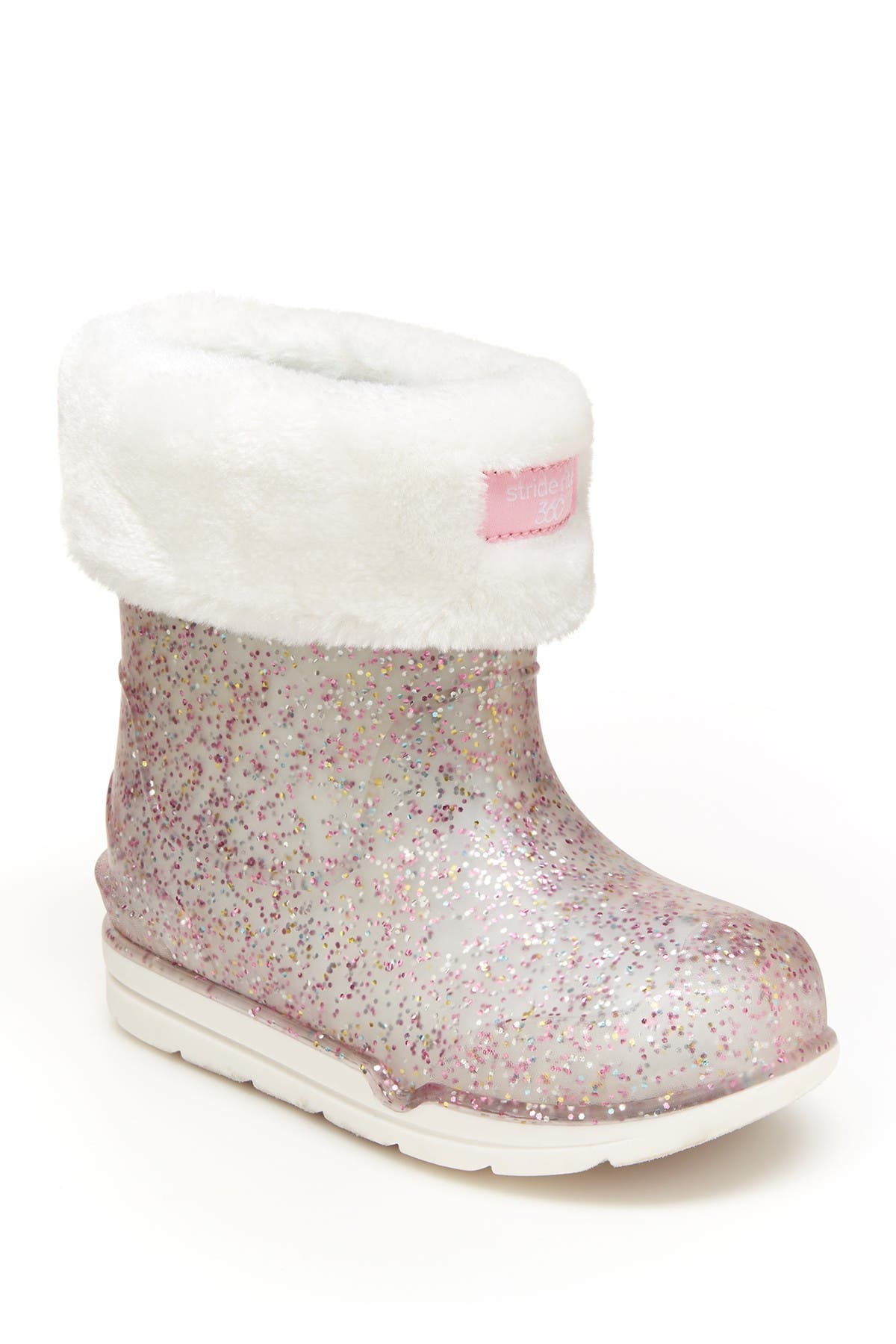 Stride Rite | Bellamy Faux Fur Glitter Boot | Nordstrom Rack