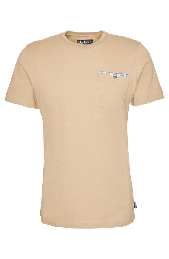 Shop Barbour Tayside Pocket T-shirt In Military Brown