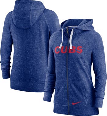 Women's Nike Royal Chicago Cubs Therma Pullover Hoodie