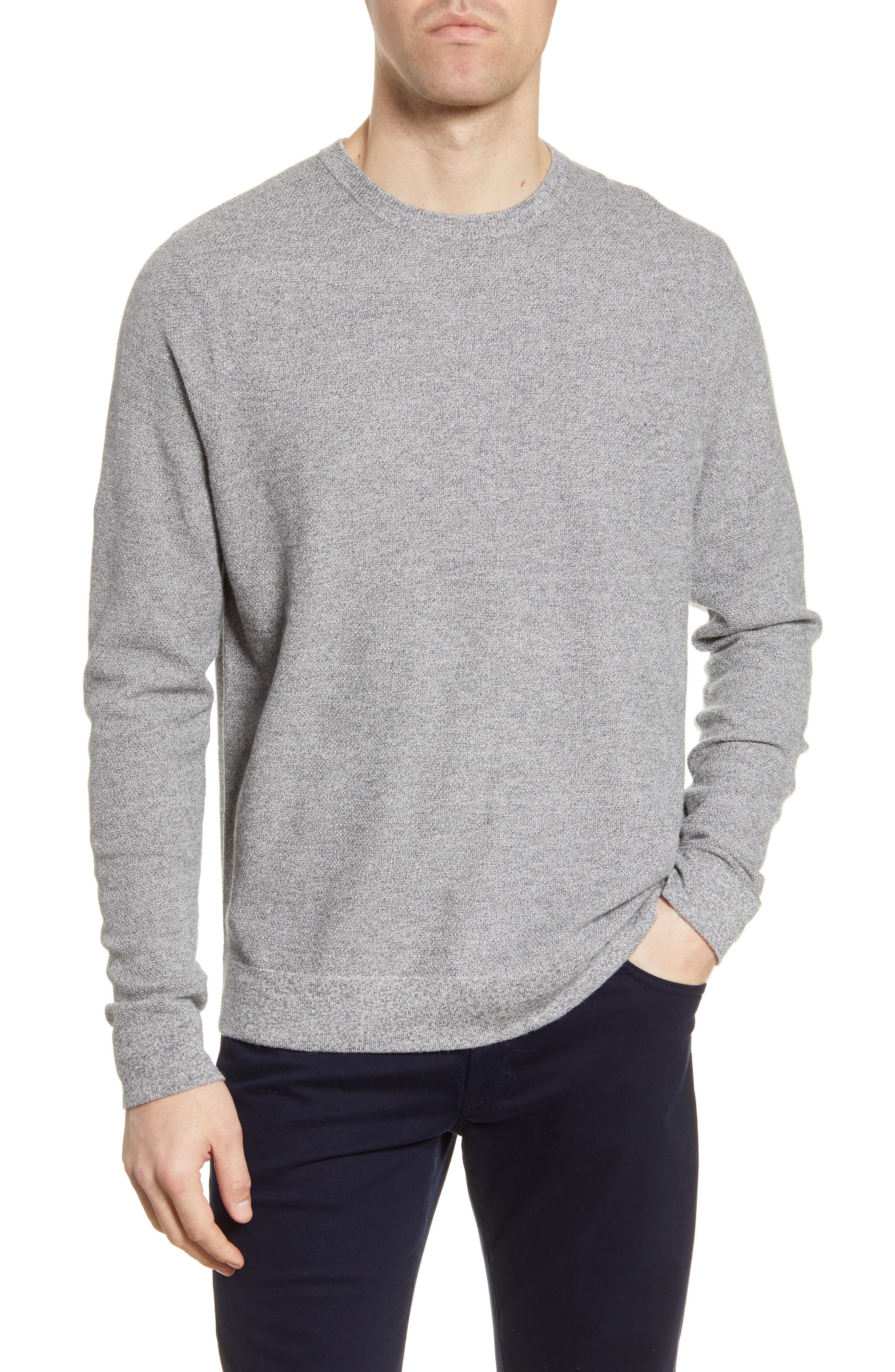 NORDSTROM MEN'S SHOP | Textured Crewneck Sweater | Nordstrom Rack