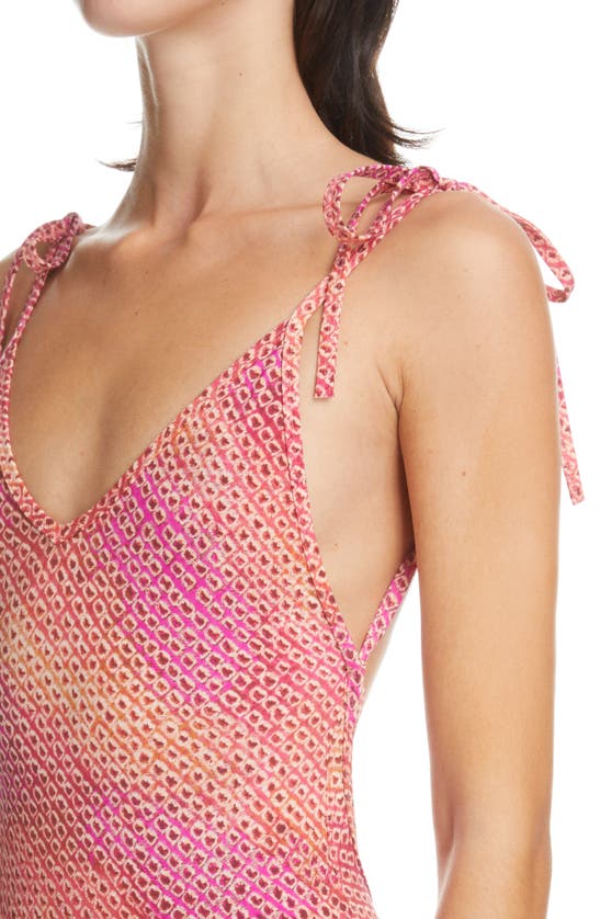 ISABEL MARANT SWAN PRINT ONE-PIECE SWIMSUIT