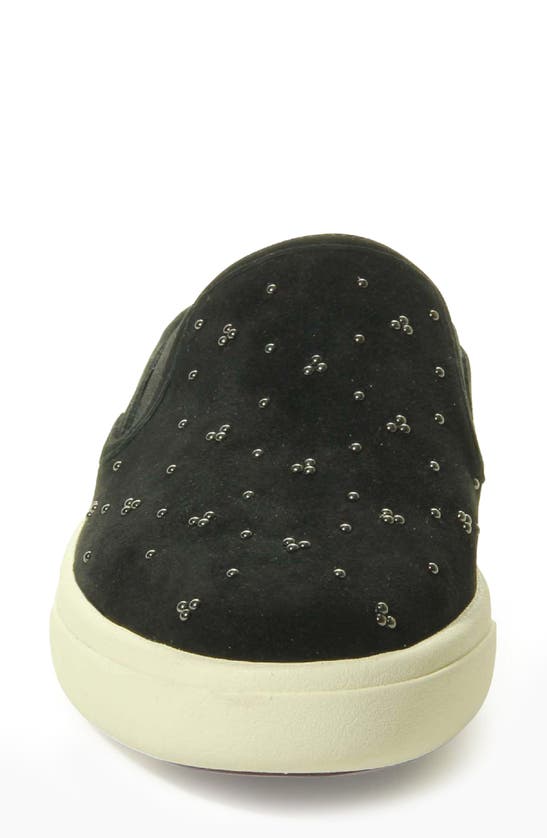 Vaneli Slip-on Mule Sneaker In Black Suede