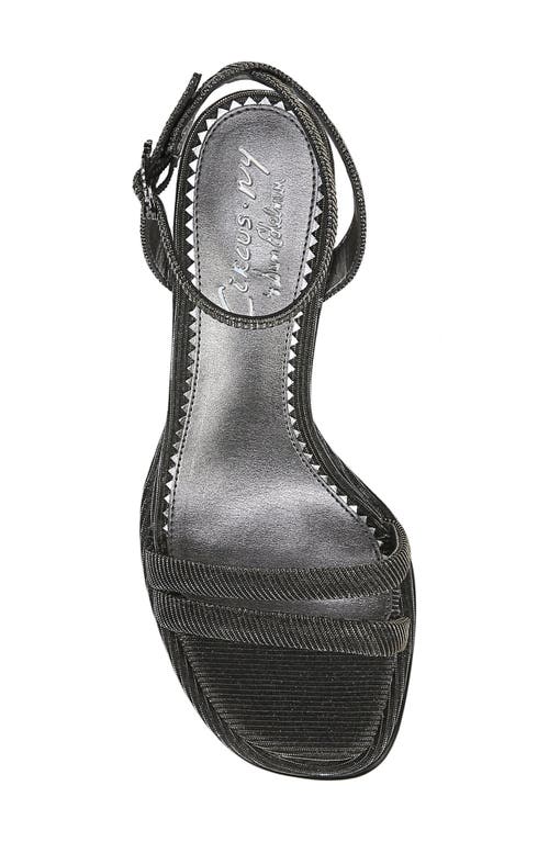 Circus Ny By Sam Edelman Holly Glitz Ankle Strap Sandal In Black Metallic Multi