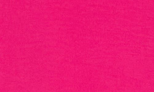 Bobeau Airflow V-neck Top In Hot Pink