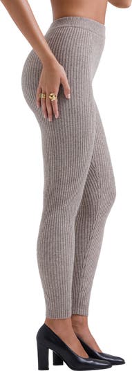 Rosmina Sweater Knit Wool Rib Leggings