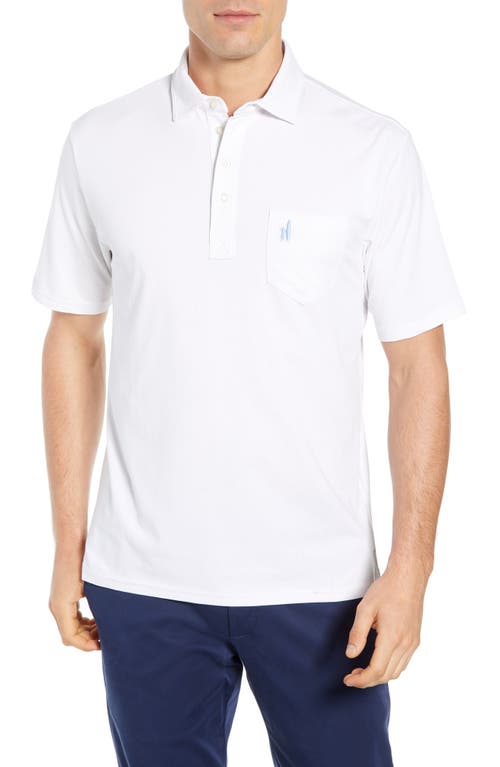 johnnie-O The Original Regular Fit Polo White at Nordstrom,
