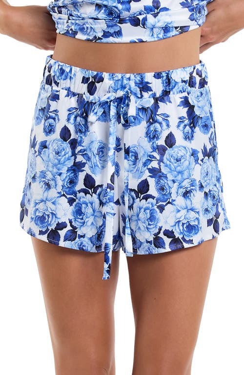 Hanky Panky Satin Sleep Short In Deja Blue