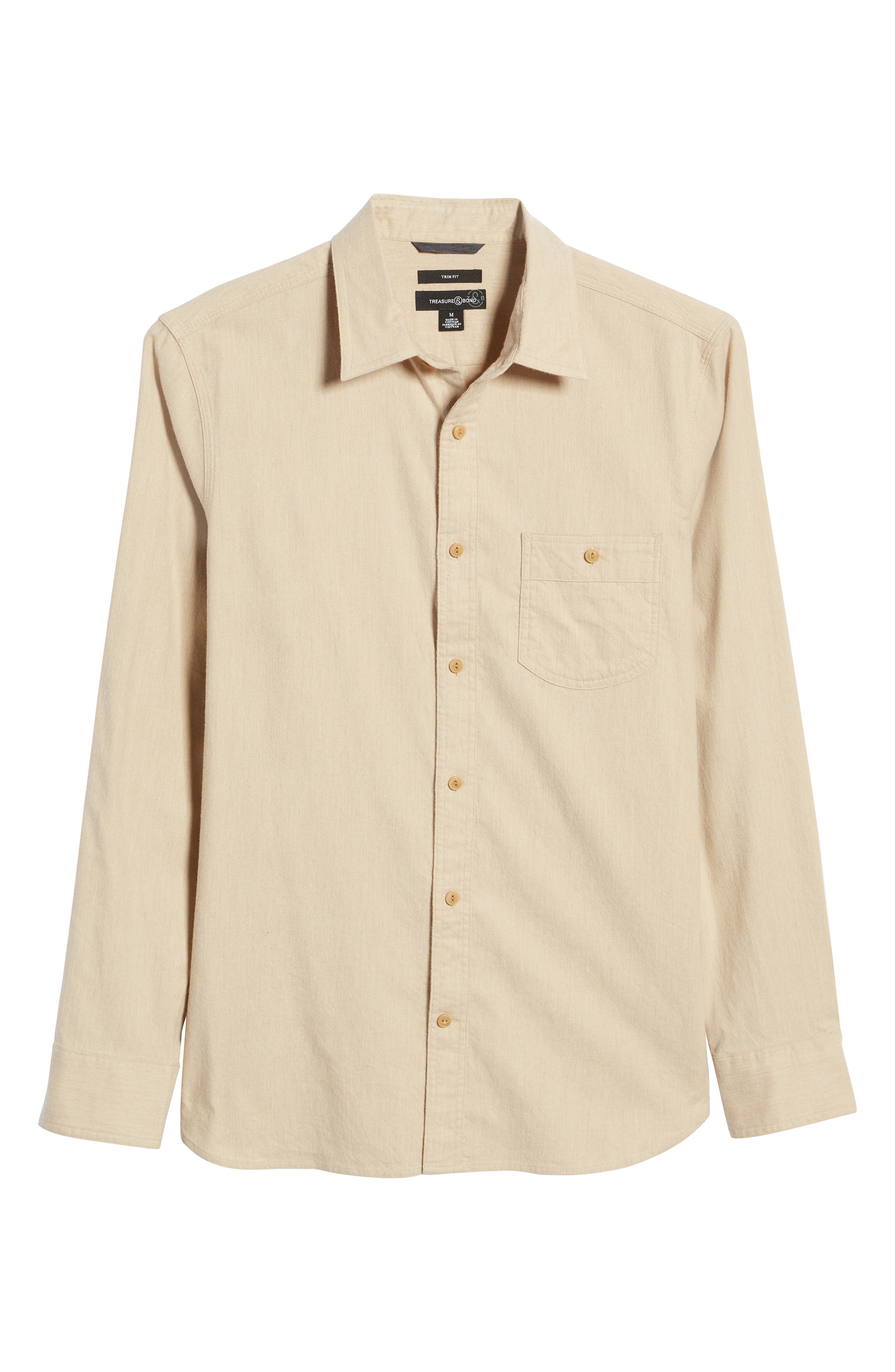 beige button up shirt