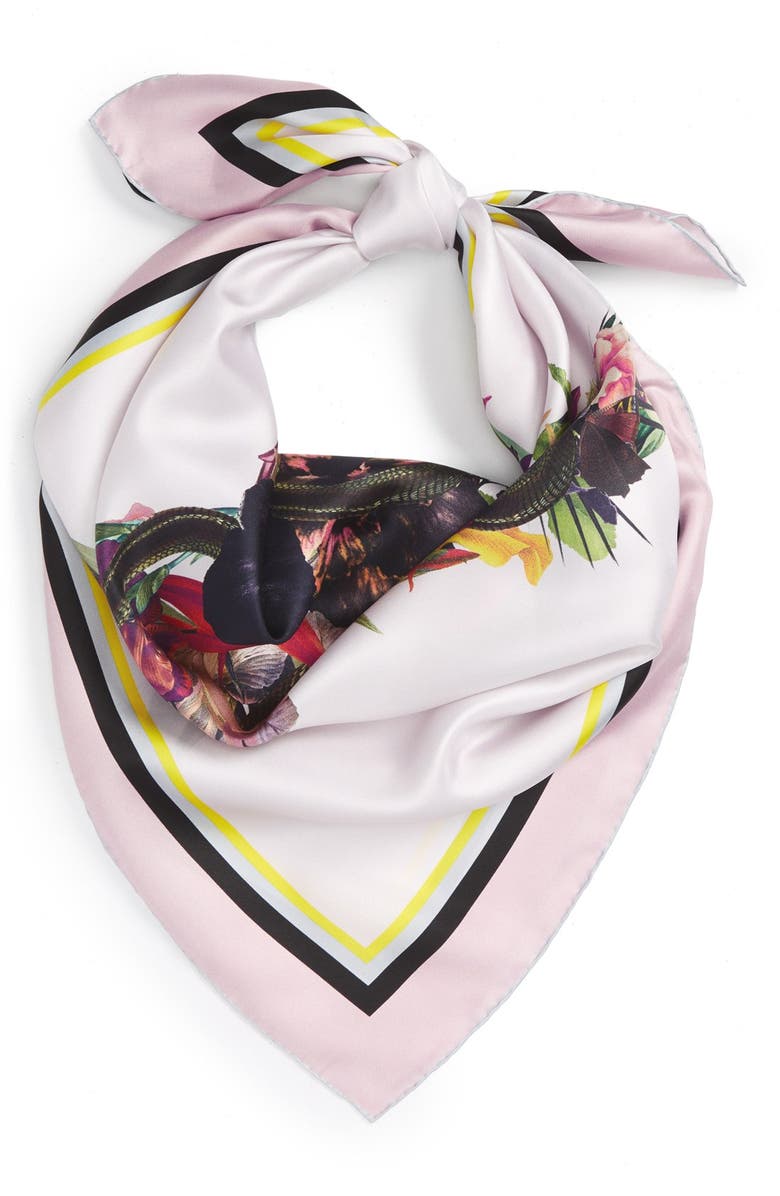 Givenchy Floral Star Print Silk Scarf | Nordstrom
