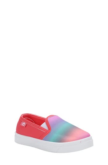 Oomphies Kids' Madison Slip-on Sneaker In Pink/multi