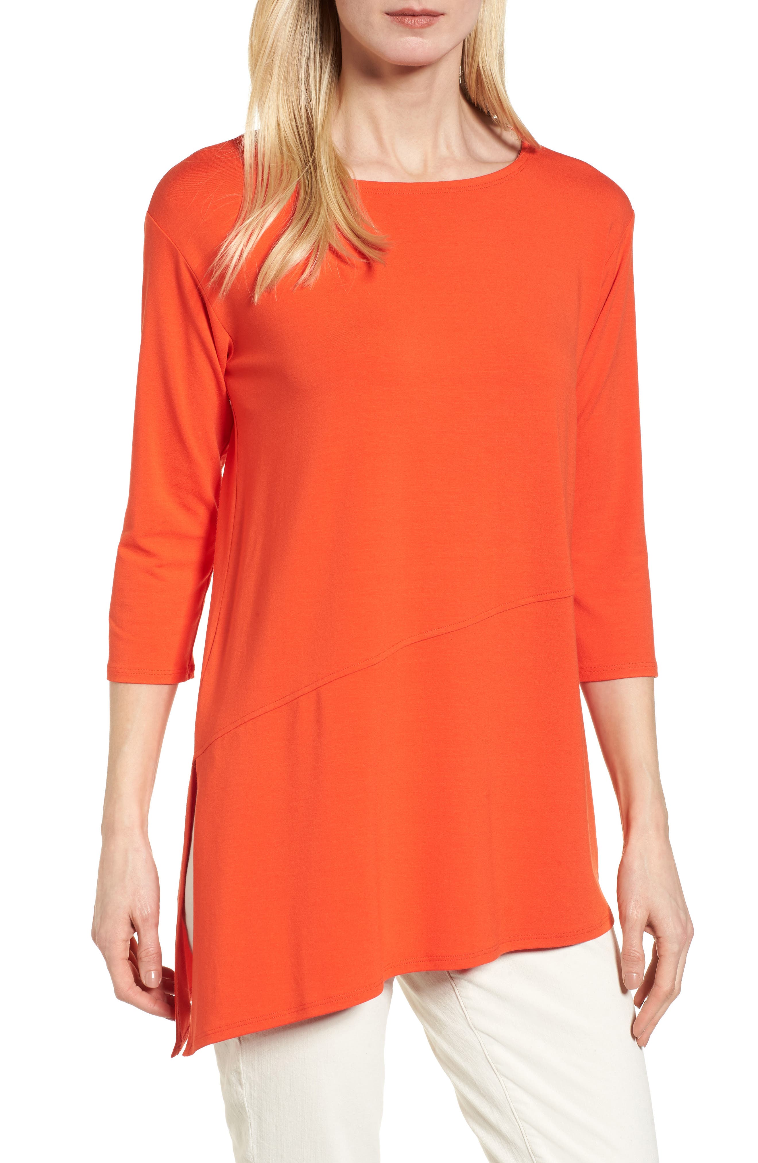 eileen fisher asymmetrical top