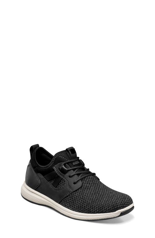 Florsheim Kids' Great Lakes Knit Sneaker in Black Knit