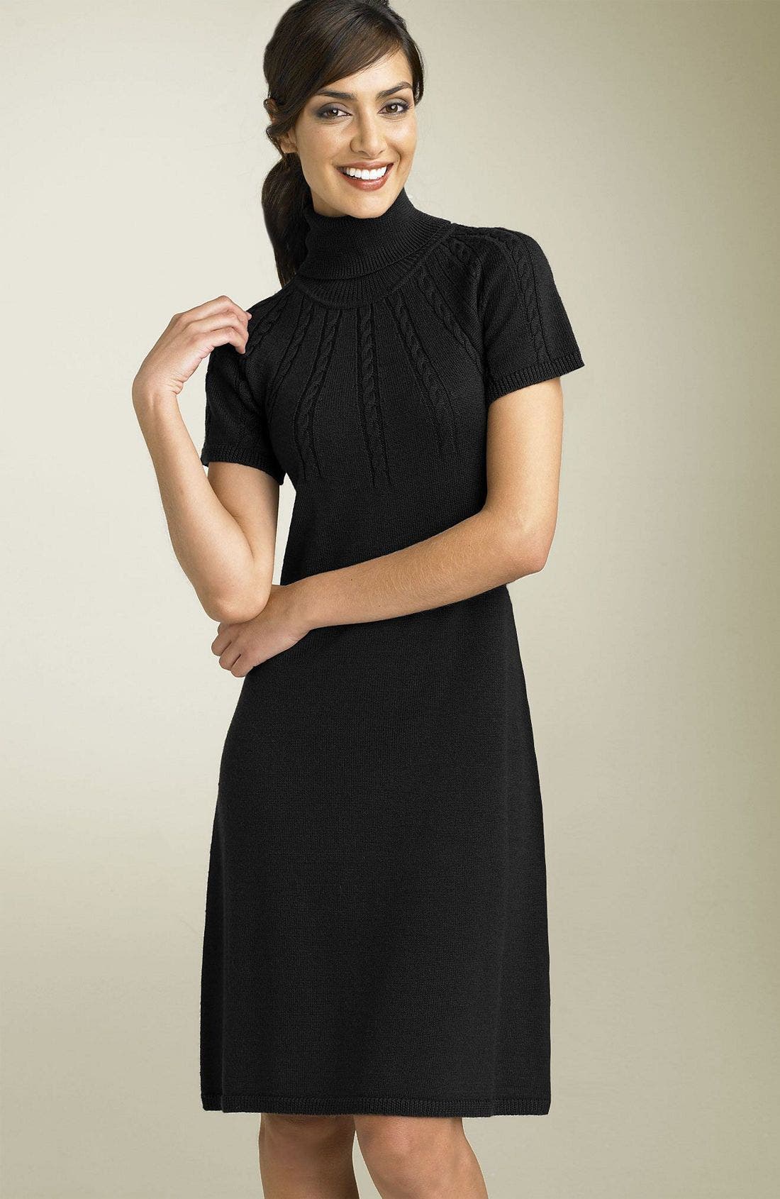 calvin klein turtleneck dress