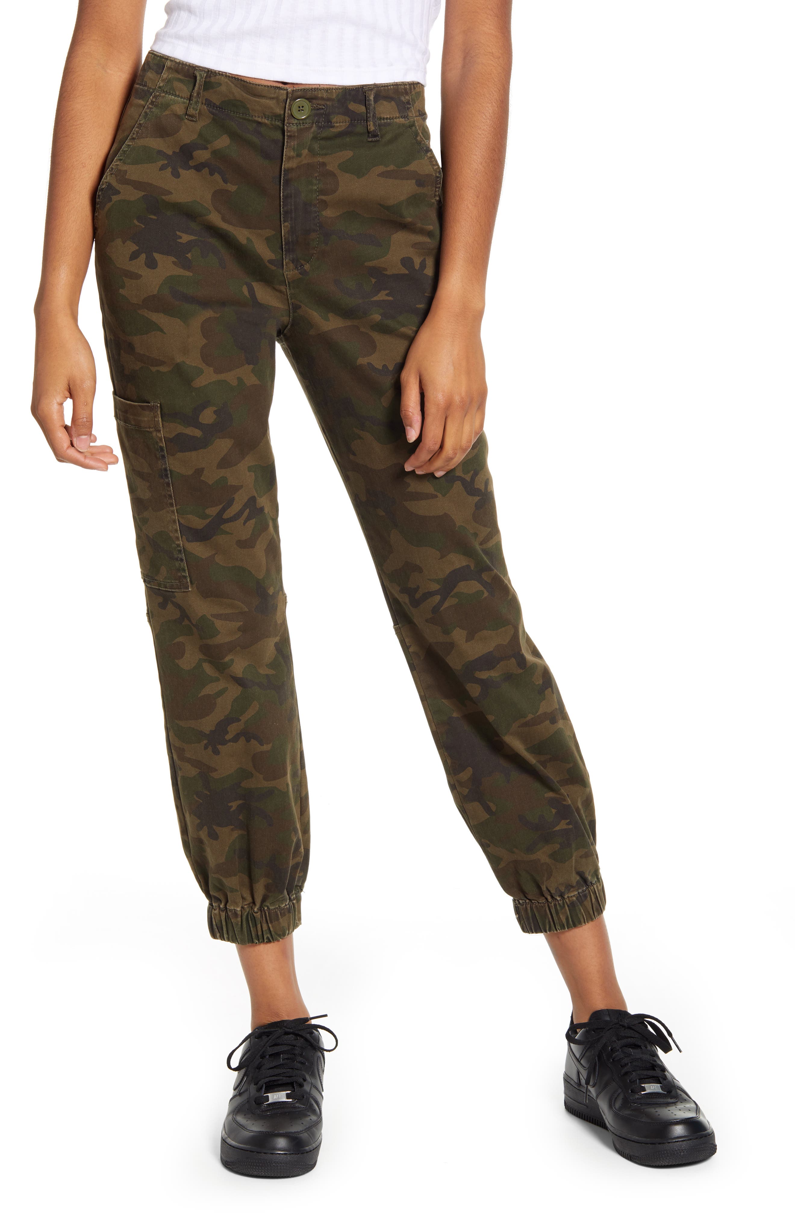stretch twill joggers