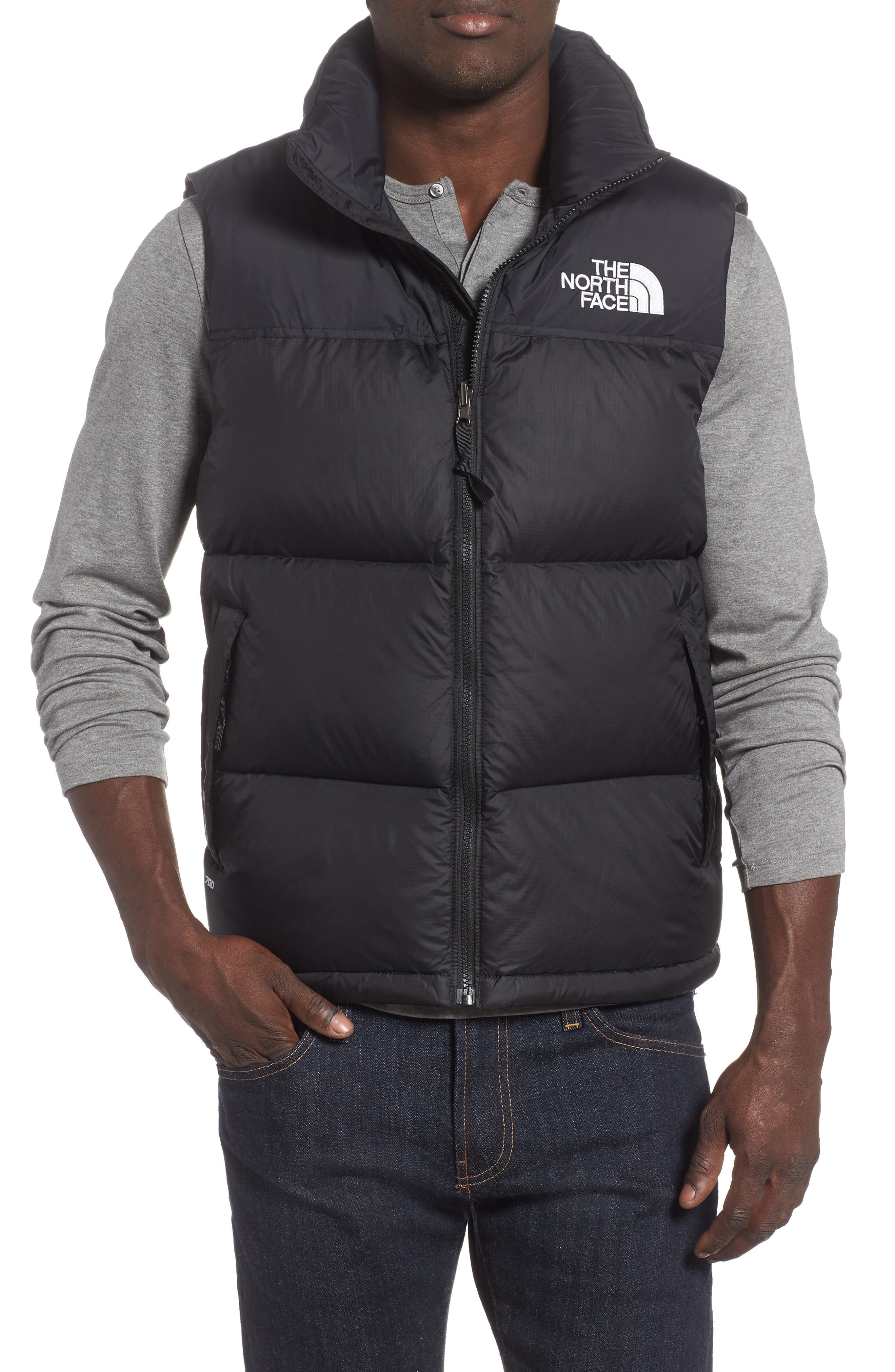north face puffer jacket vest