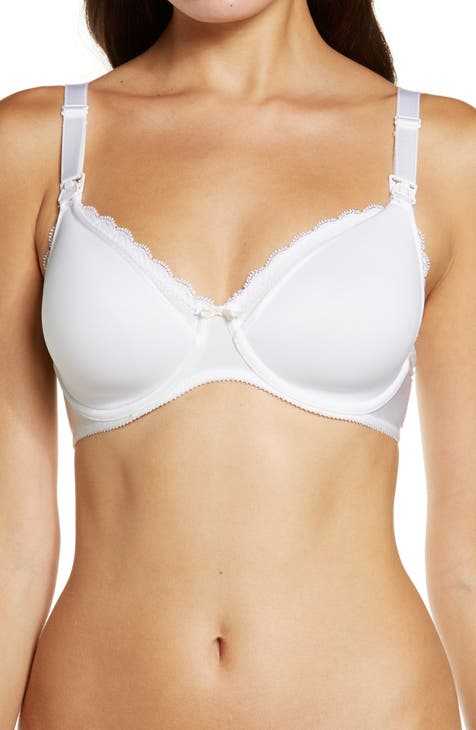 White Post Surgery Non Wired Lace Bra - Matalan