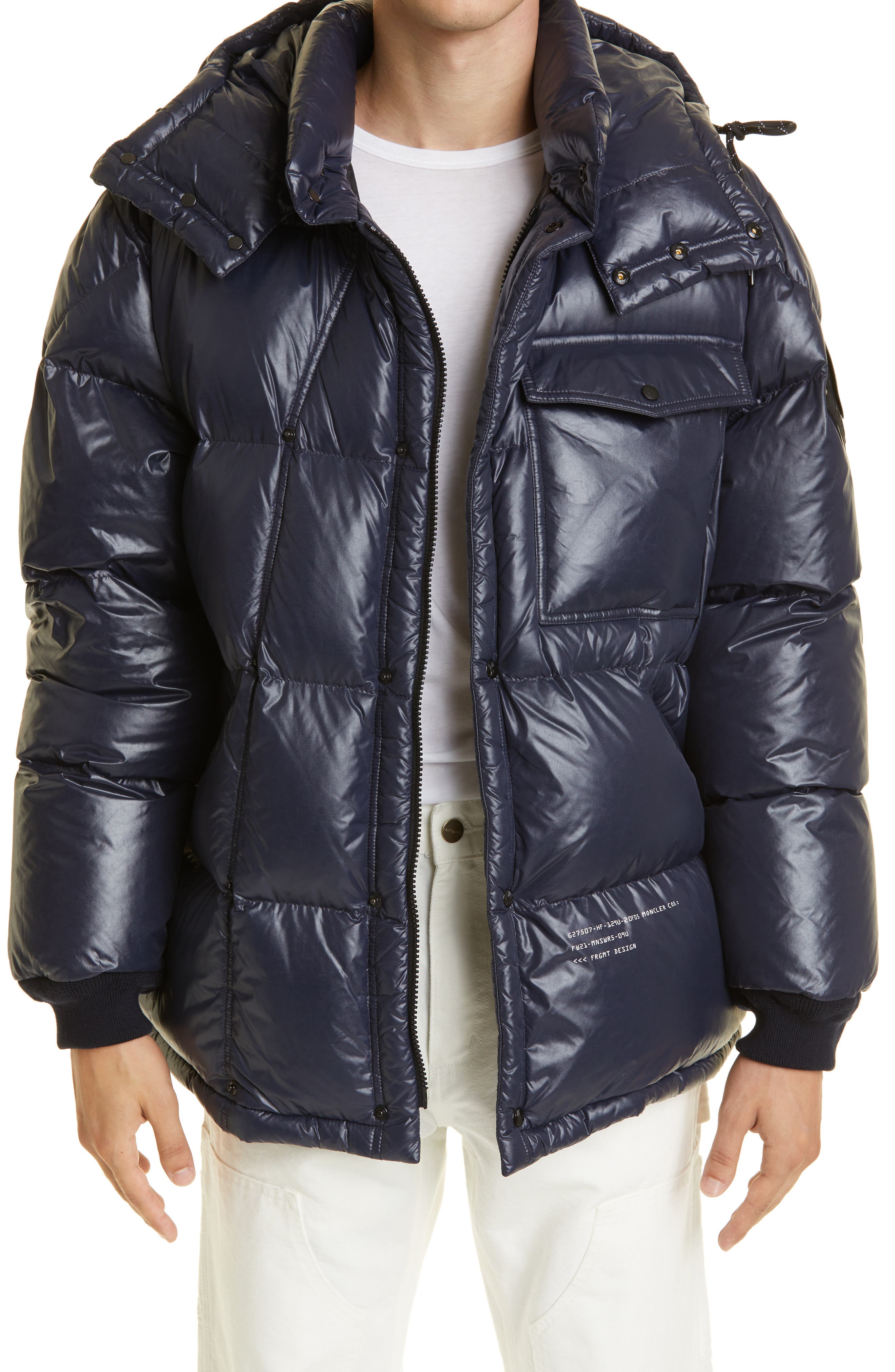 moncler puffer navy