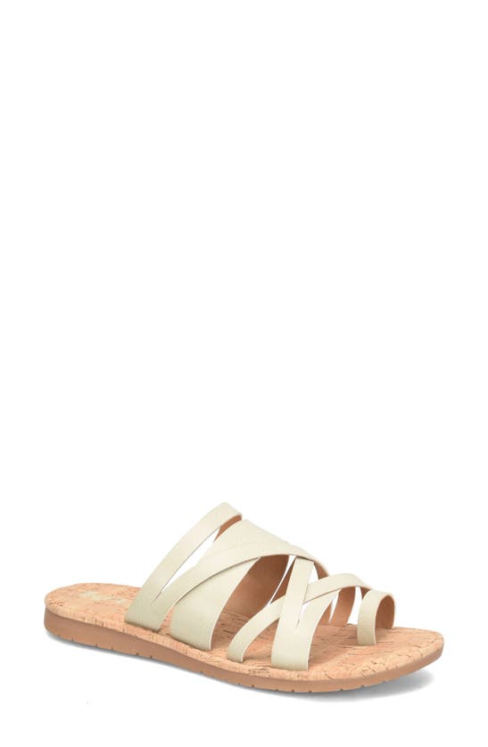 Korks Clemmons Strappy Sandal In Off White