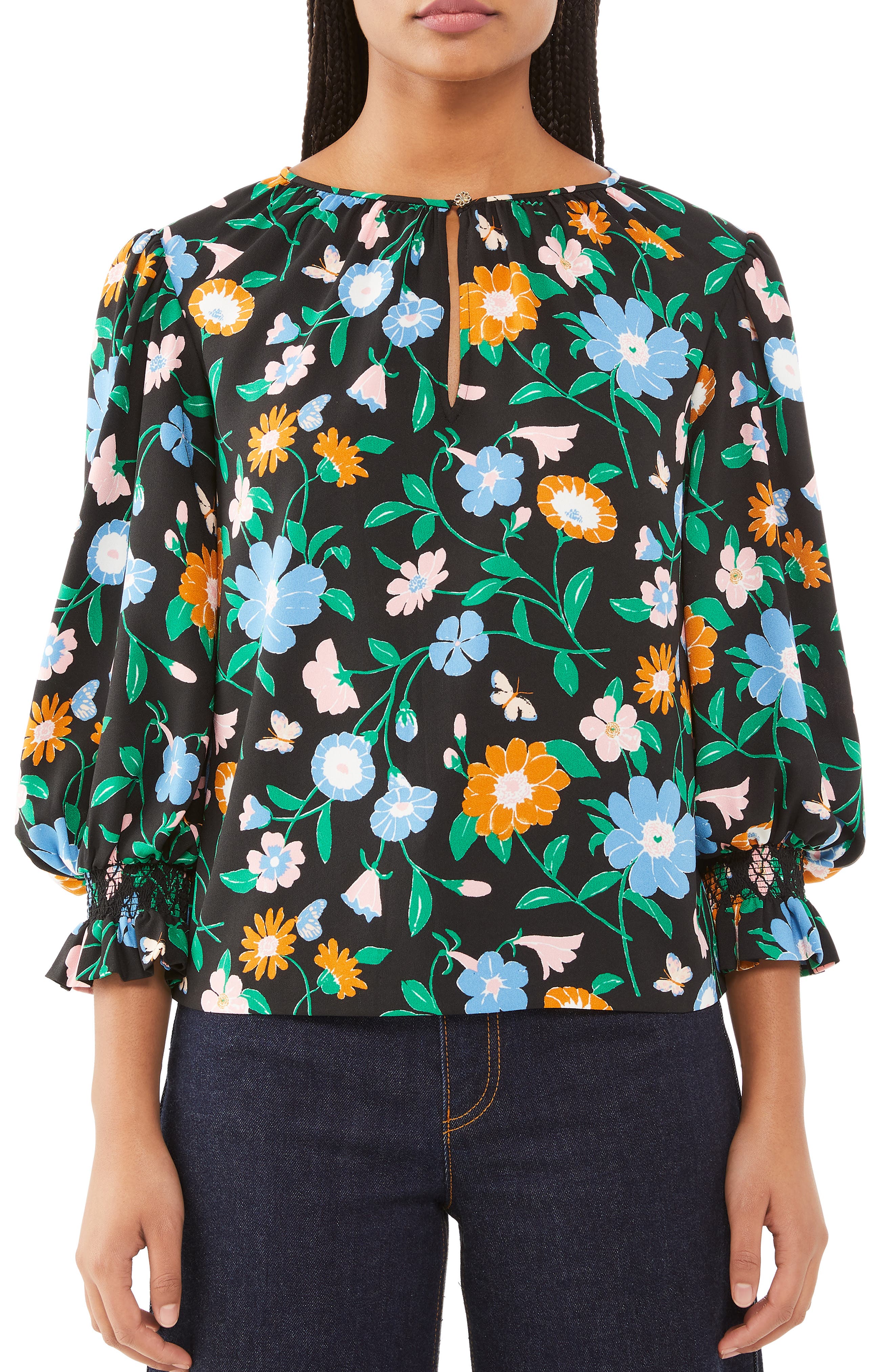 kate spade floral top