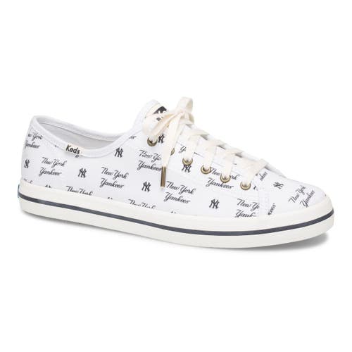 UPC 884506631650 product image for Keds® Women's Keds White New York Yankees Kickstart Repeat Logo Sneakers at Nord | upcitemdb.com