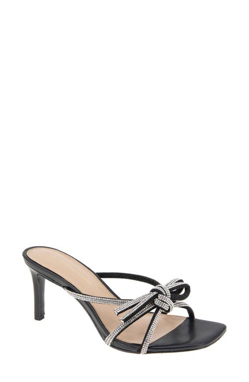 Shop Bcbg Selma Slide Sandal In Black/clear