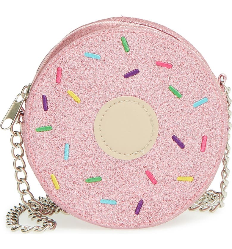 Capelli of New York 'Glitter Donut' Crossbody Bag (Big Girls) | Nordstrom