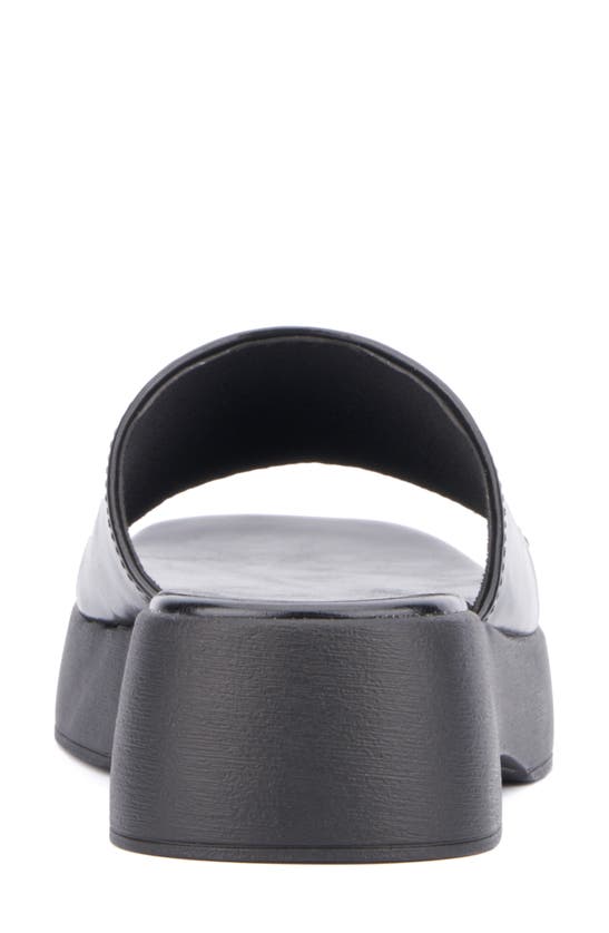 Olivia Miller Ambition Slide Sandal In Black