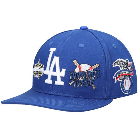 Pro Standard Los Angeles Dodgers Roses Snapback Hat (Royal Blue)