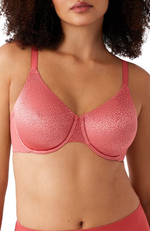 Back Appeal Smoothing Underwire Bra in Mineral Red