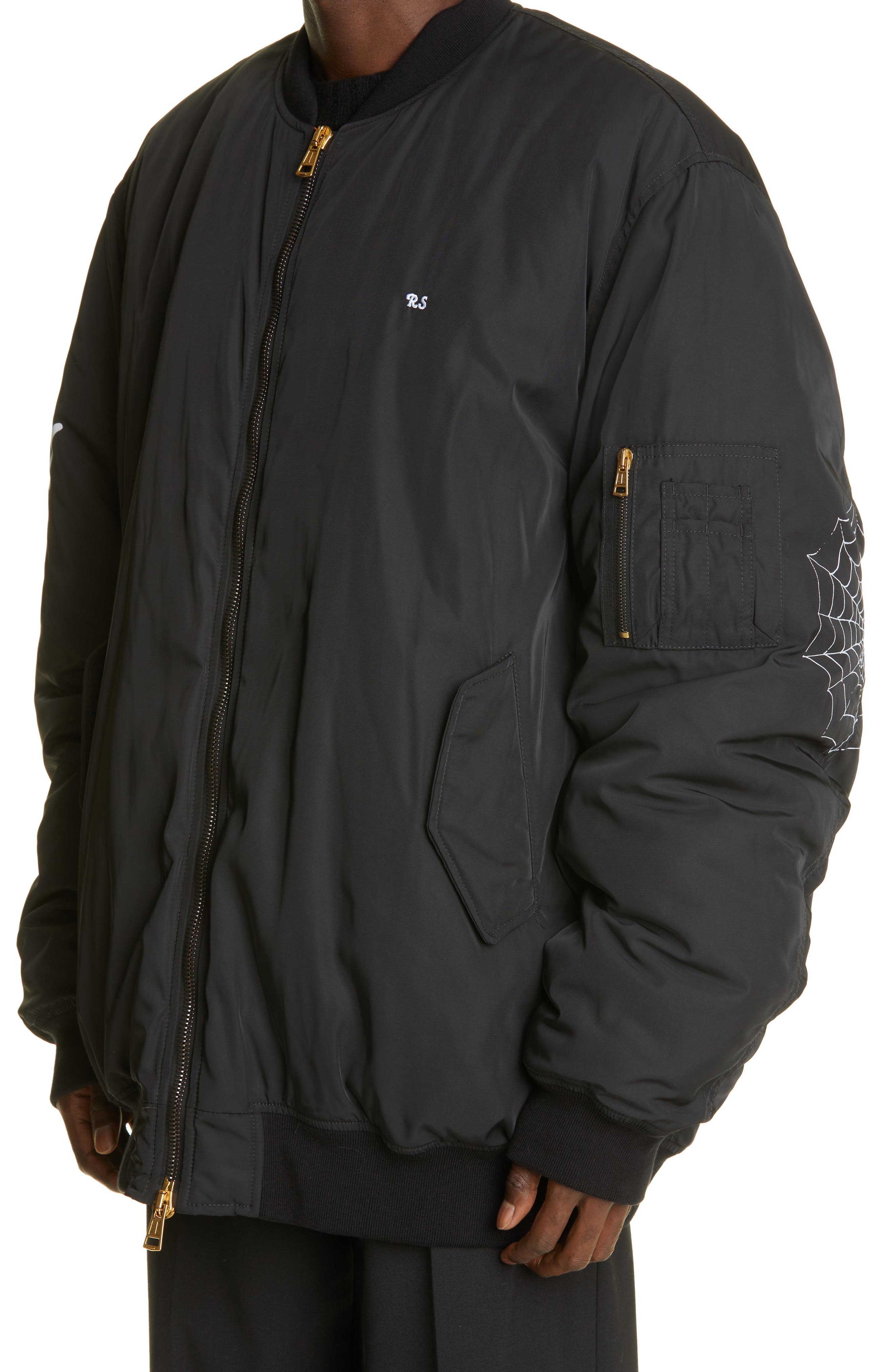 Raf Simons Gothic Bomber Jacket Black