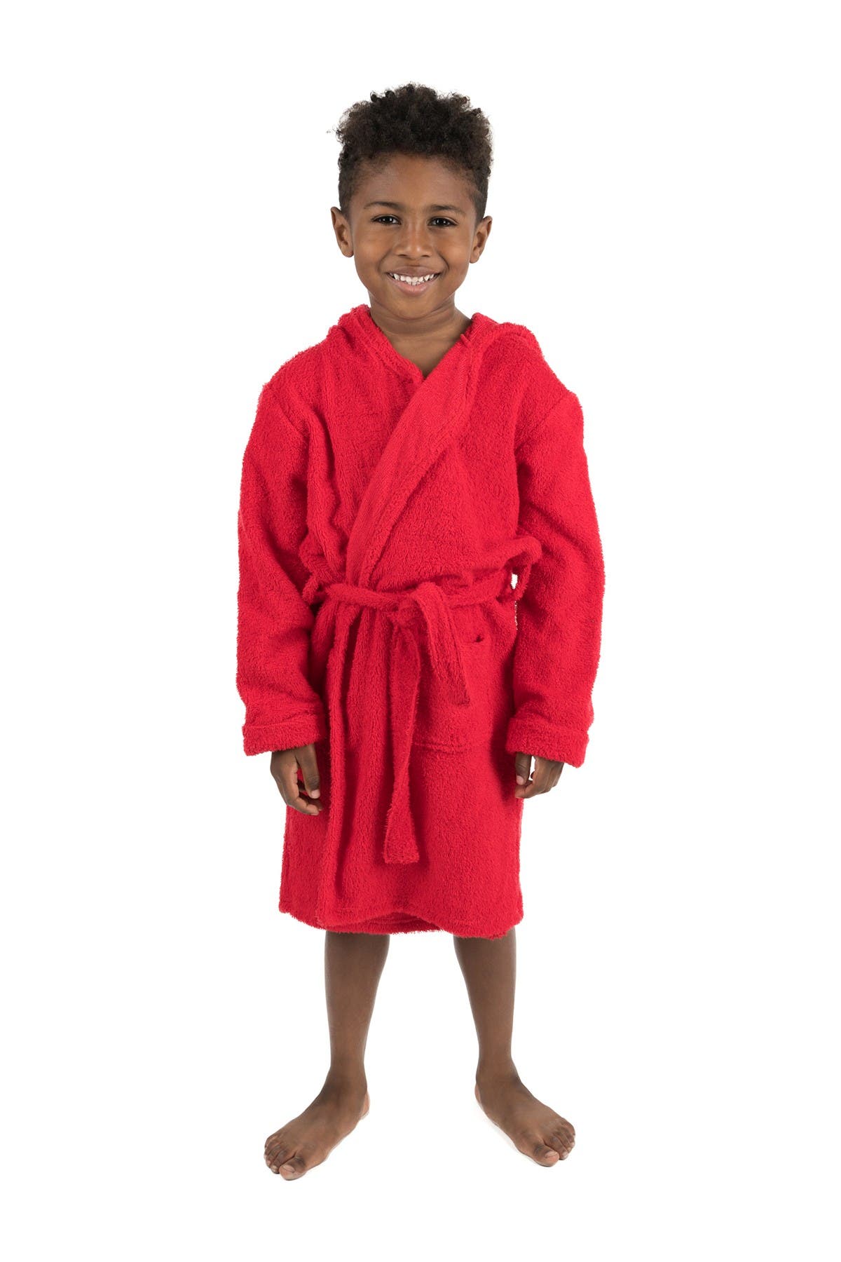 baby red dressing gown