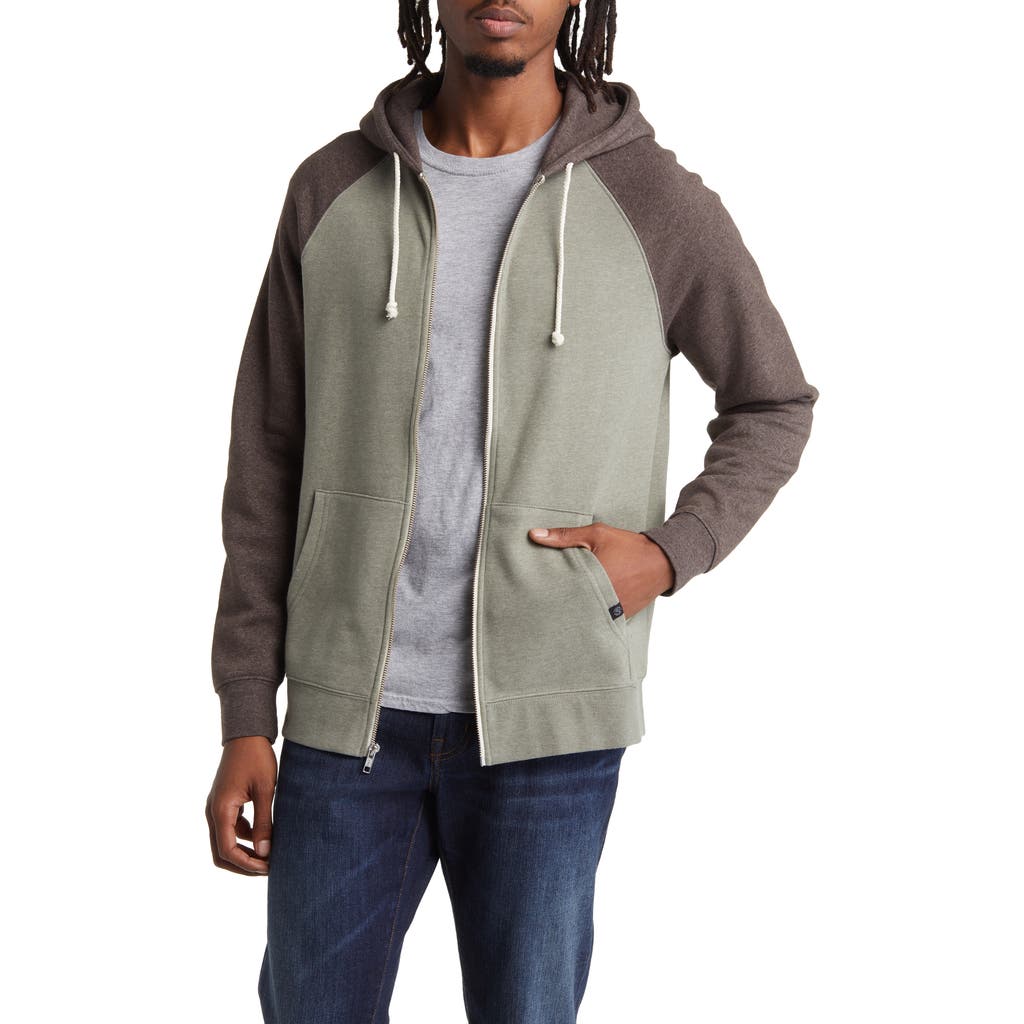 Threads 4 Thought Threads For Thought Raglan Hoodie In Artichoke/espresso