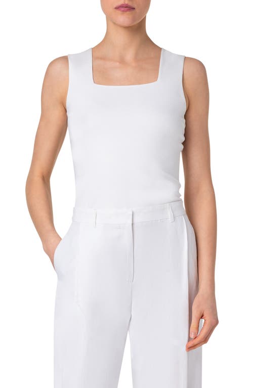 Akris Punto Signature Jersey Jumpsuit With Belt In Cream